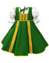 Russian dance costume ''Polinka'' green