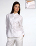 Linen blouse with embroidered collar ''Slavic''