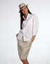 Linen blouse with embroidery ''Charmer''