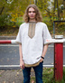 Traditional linen Russian shirt ''Nikita'' for men