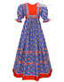 russian traditional silk dress
