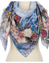 Cotton shawl  ''Floral drops''