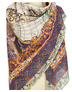 Cotton shawl ''World Map''