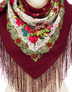Wool shawl ''Home song''