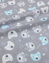 {[en]:Poplin cotton ''Funny bears grey'' }