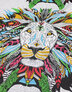 {[en]:Cotton fabric ''Lion king''}