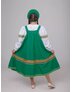 green folk costume