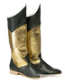 Dancer Golden Boots with split sole