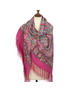 Wool shawl ''Beauty Queen'' pink