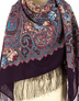 Châle et foulard russe en laine ''Summer Triumph''