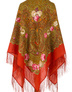 Châle et foulard russe en laine ''Summer Triumph''