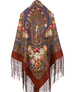 Wool shawl ''Garden of wonderful Dreams''