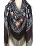 Wool shawl ''Flower Kaleidoscope''