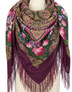 Châle russe en laine ''Lilac flowering''Châle et foulard russe en laine ''Flower Kaleidoscope''Châle russe en laine ''Flower Kaleidoscope''