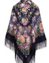 Wool shawl ''Flower Necklace''