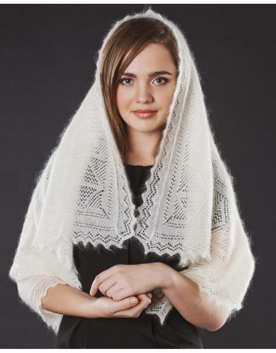 Orenbourg châle tricoté écharpe russe châle étole