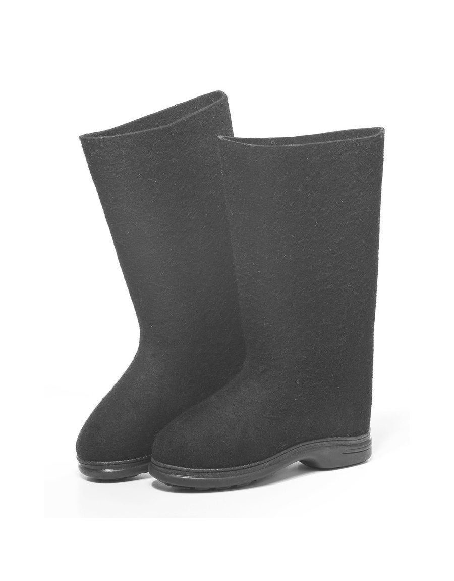 Russian Felt Boots Mens Winter Footwear Wool Valenki Snow Rain Rubber Overshoes 
