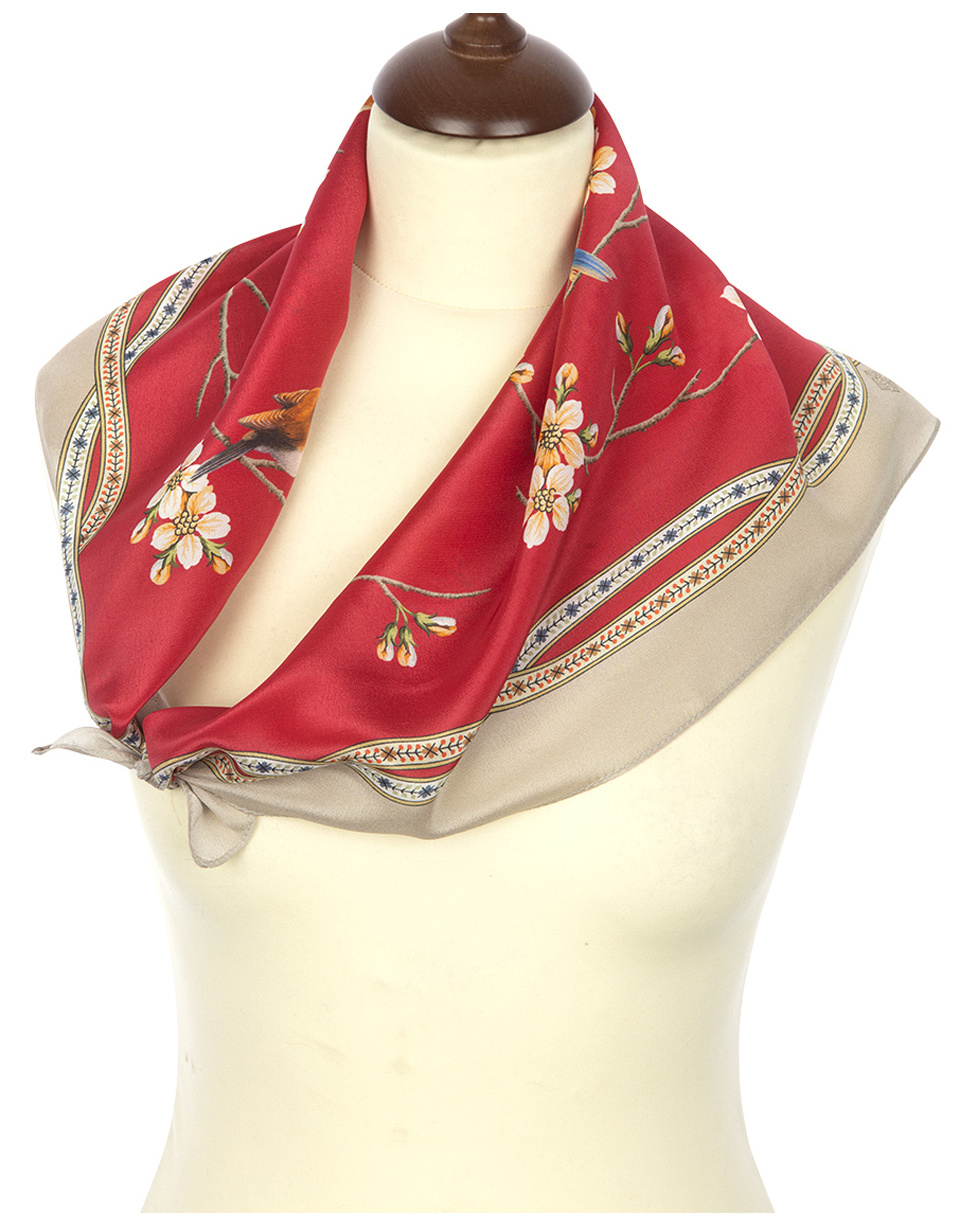 Silk scarf ''Ringing Morning'' | RusClothing.com
